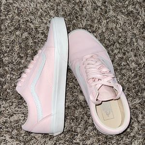 Light Pink Vans size 8